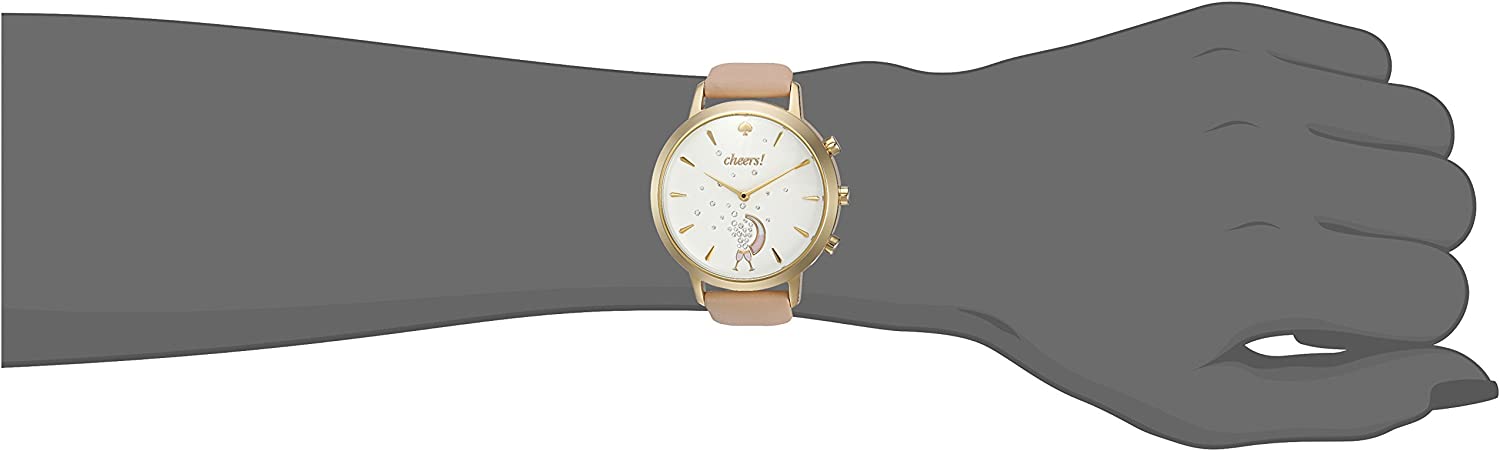 kate spade new york Women's KST23102 Grand Metro Vachetta and Gold Hybrid Smartwatch - Image 6